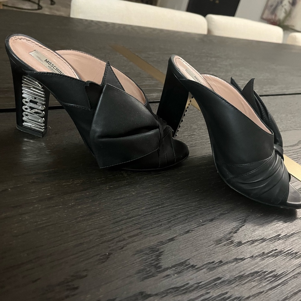 Black Moschino Heels
